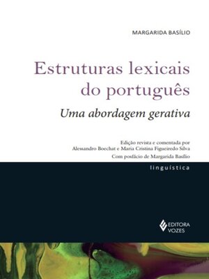 cover image of Estrutura lexicais de português